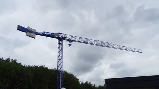 Une Potain MCT 88 pour la construction d’une résidence de luxe