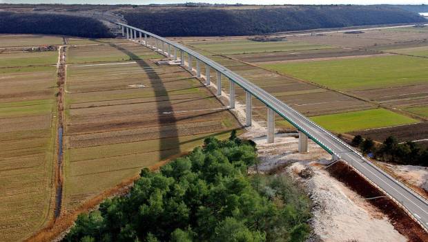Bouygues Travaux Publics sur la 5e phase de l'autoroute d'Istrie en Croatie
