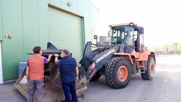 Une chargeuse Doosan au service de la biométhanisation agricole