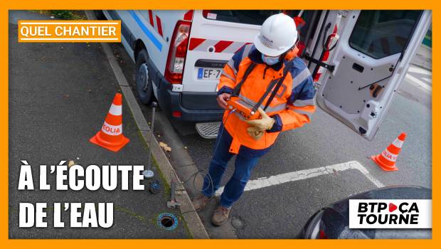 Détection et réparation d'une fuite d'eau