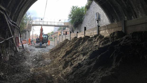 Fin des travaux du tunnel de Menton