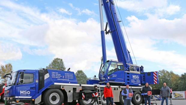 MSG Krandienst renforce sa flotte avec de nouvelles grues Grove à quatre et cinq essieux