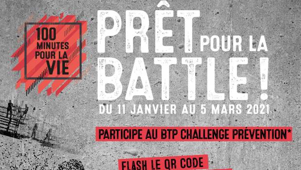 L’OPPBTP réinvente l’opération « 100 minutes pour la vie »