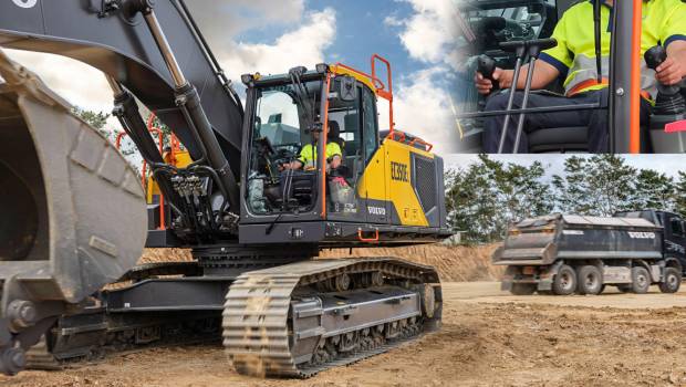 La Volvo EC350E s'installe sur le segment des 35 tonnes
