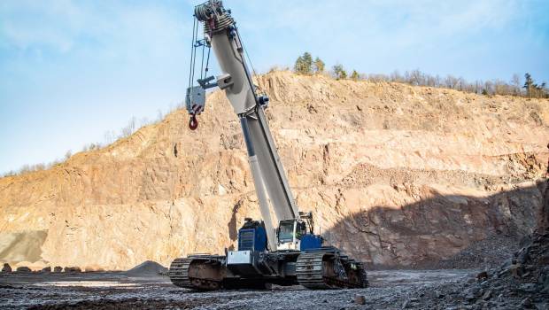 Prangl acquiert deux grues sur chenilles à flèche télescopique Tadano GTC-1800EX