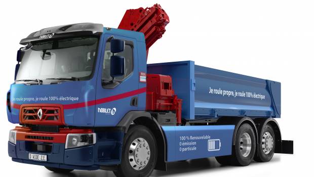 Renault Trucks lance le premier camion 100% électrique en approche chantier