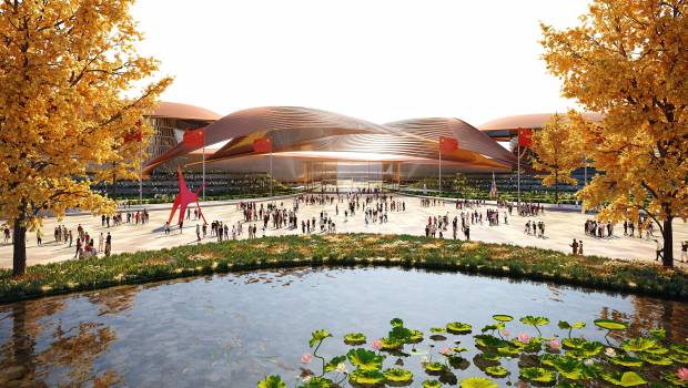 La phase 2 du parc des expositions de Pékin va à Zaha Hadid Architects