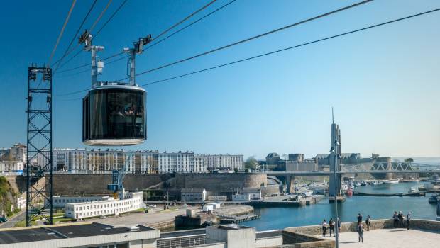 Brest : le téléphérique reprend le chemin des airs