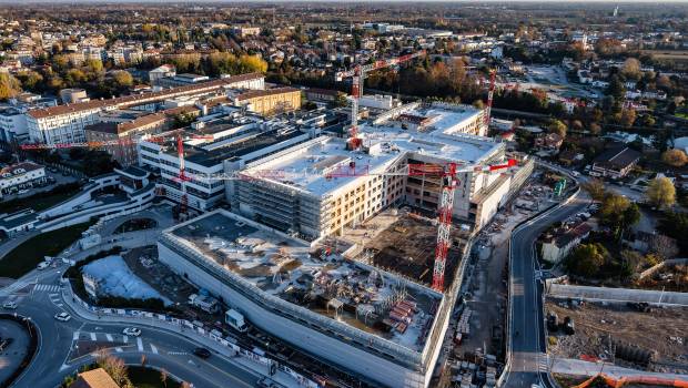 Construction de l'hôpital du futur à Trévise