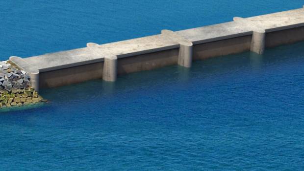 La première digue littorale à énergie positive