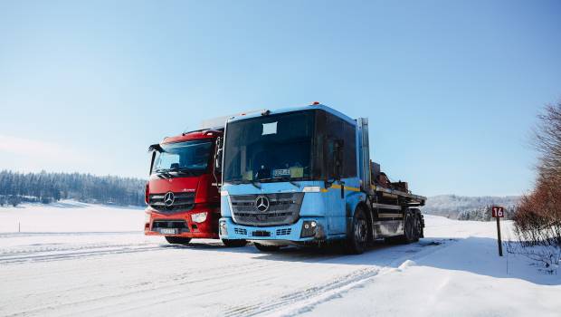 Mercedes Trucks on Ice