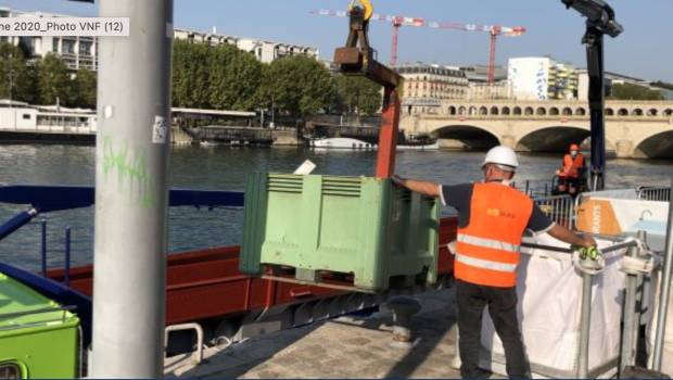 Les déchets prennent la voie d'eau