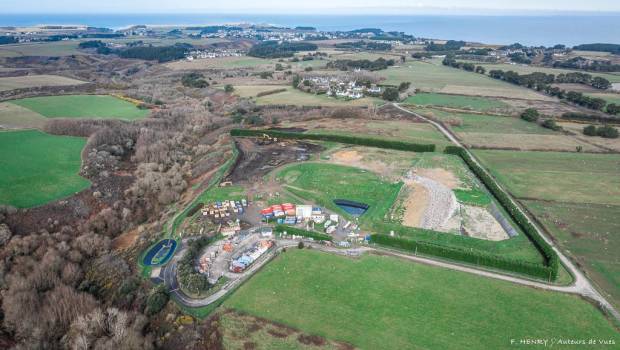 Du terrassement à Belle-Île-en-mer