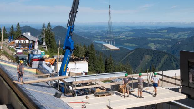 Palfinger dans les montagnes autrichiennes