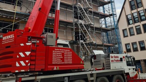 Une Tadano ATF 70G-4  à la rescousse à Nüremberg