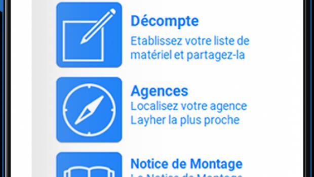 De nouvelles fonctionnalités pour l'application Layher Echafaudages