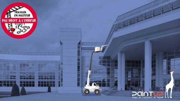 Un robot décapeur de peinture