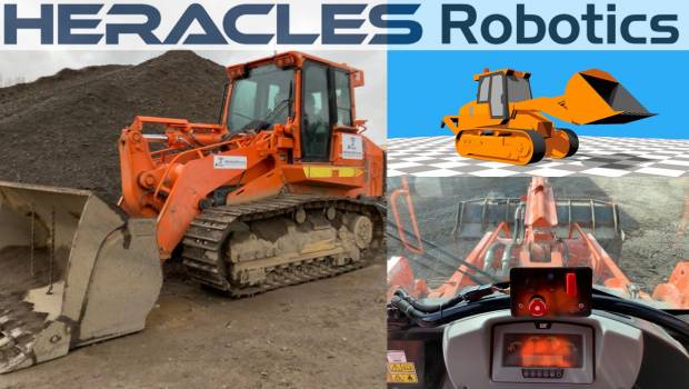 Chargeuse autonome TETRA 2, par Héraclès Robotics