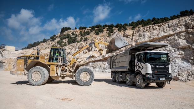 Scania commercialise un porteur à l'égal des tombereaux