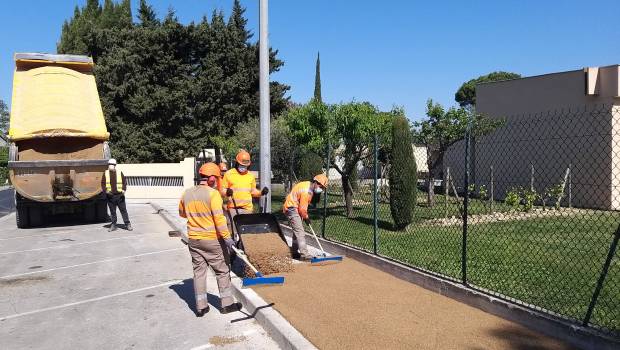 Un chantier Vegecol à Vedène