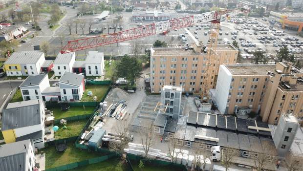 Deux bâtiments de logements bois à Sartrouville