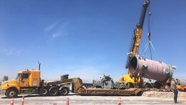 Deux Grove GRT8100 en action au Chili