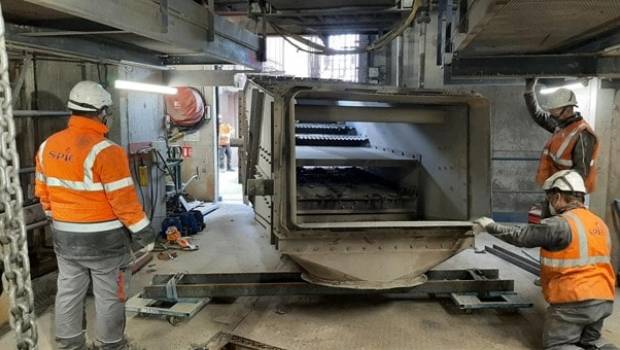 L’usine de transformation des déchets ménagers d'Arrabloy en rénovation