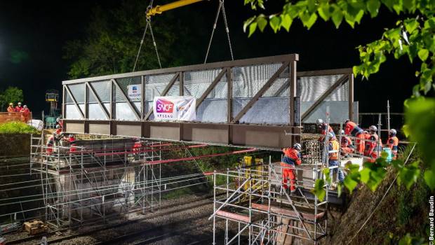 Remplacement du pont-route de Chagrenon