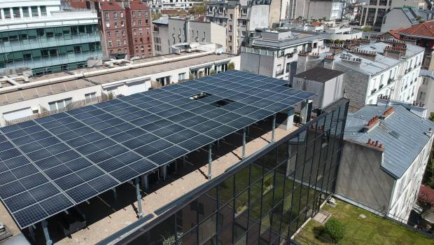 Installation de la 1ere centrale solaire en autoconsommation dans l'Ouest francilien