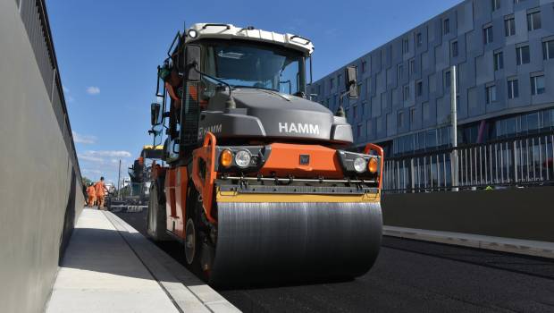 Enrobés à basse température sous la Kriegsstraße