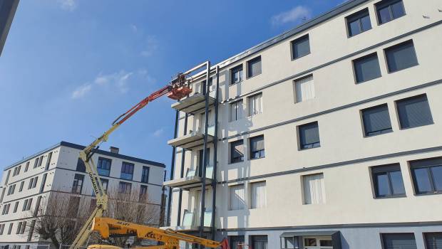 Rénovation à Reims : du béton au balcon !