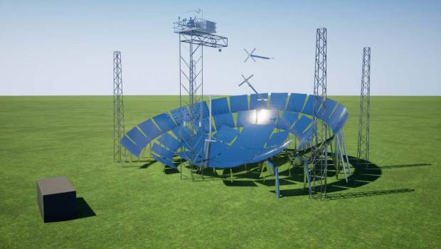 Nouveau système de centrale solaire thermodynamique à faibles coûts