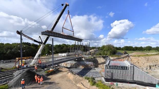 Un levage rondement mené en gare de Montaigu