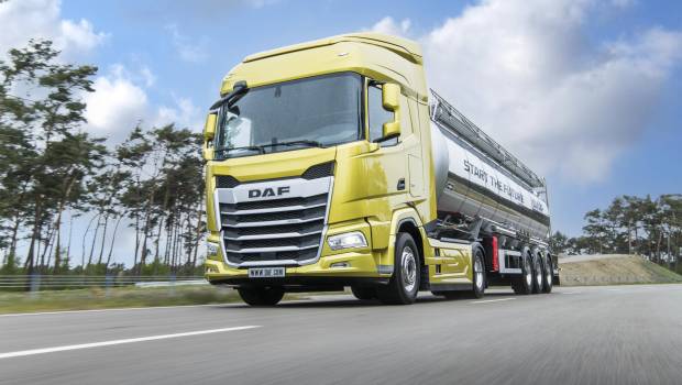 Nouveau tracteur DAF XF : aérodynamique et raffiné