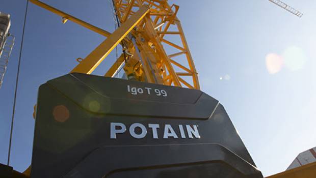 Igo T 99, la nouvelle grue à montage automatisé de chez Potain