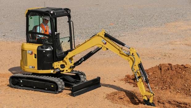 Mini-pelles inédites chez Caterpillar