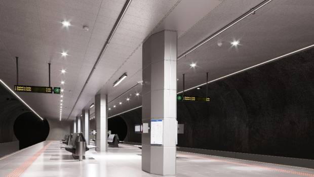 Concrete Veneer de Hunter Douglas Architectural : quand le béton se transforme en revêtement acoustique