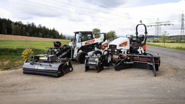 Bobcat lance de nouvelles balayeuses à godet collecteur