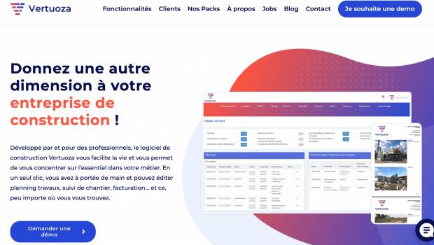 Vertuoza vise la digitalisation des PME de la construction