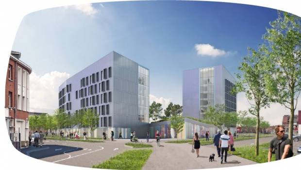 Dunkerque : construction du pôle économique du quai de Leith