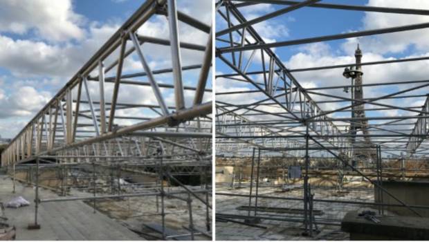 Rénovation du Palais de Chaillot : une application atypique de parapluie