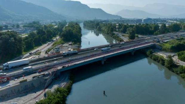 Clavage express sur le viaduc de l'Isère