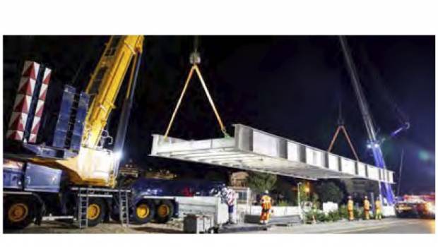 À Toulon, une passerelle provisoire enjambe l’A57