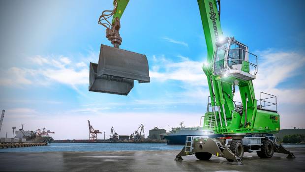 Pelles de manutention : une hybride dans la série G Sennebogen