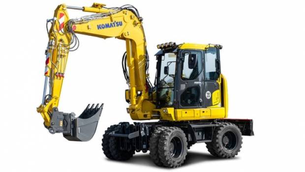 PW98MR-11 : Komatsu présente une nouvelle pelle à pneus