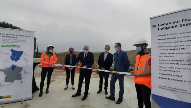 Brézillon inaugure son site de traitement des terres polluées