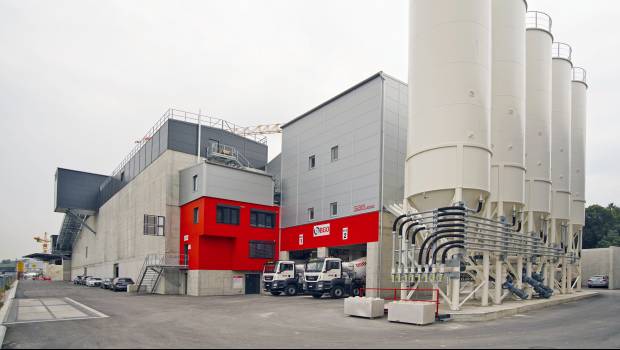 Une centrale à béton fixe SBM Mineral chez BGO en Suisse