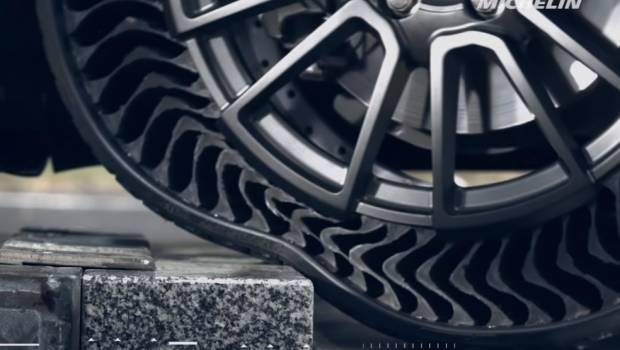 Michelin présente le pneu Uptis, inspiré du X-Tweel