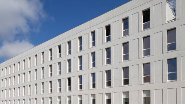 Des bétons immaculés pour le futur campus de Vitesco à Toulouse