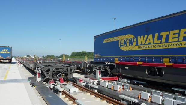 Inauguration du terminal ferroviaire CargoBeamer